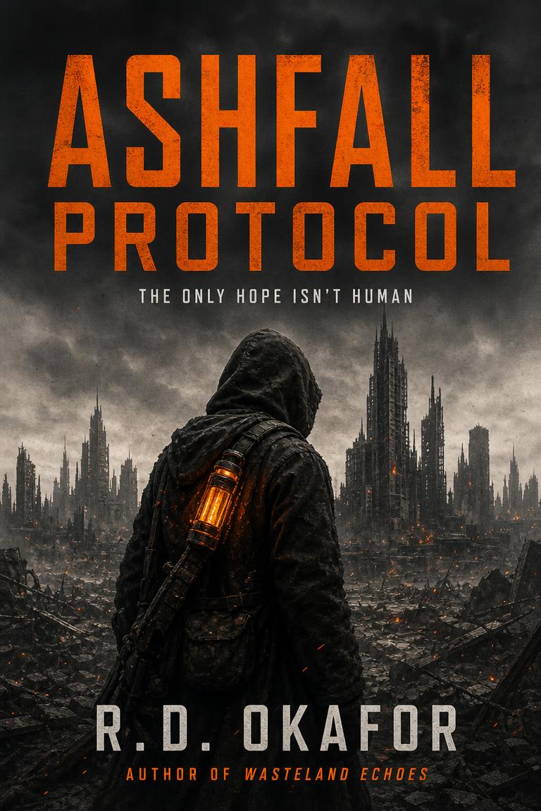 Ashfall Protocol book cover — Post-Apocalyptic